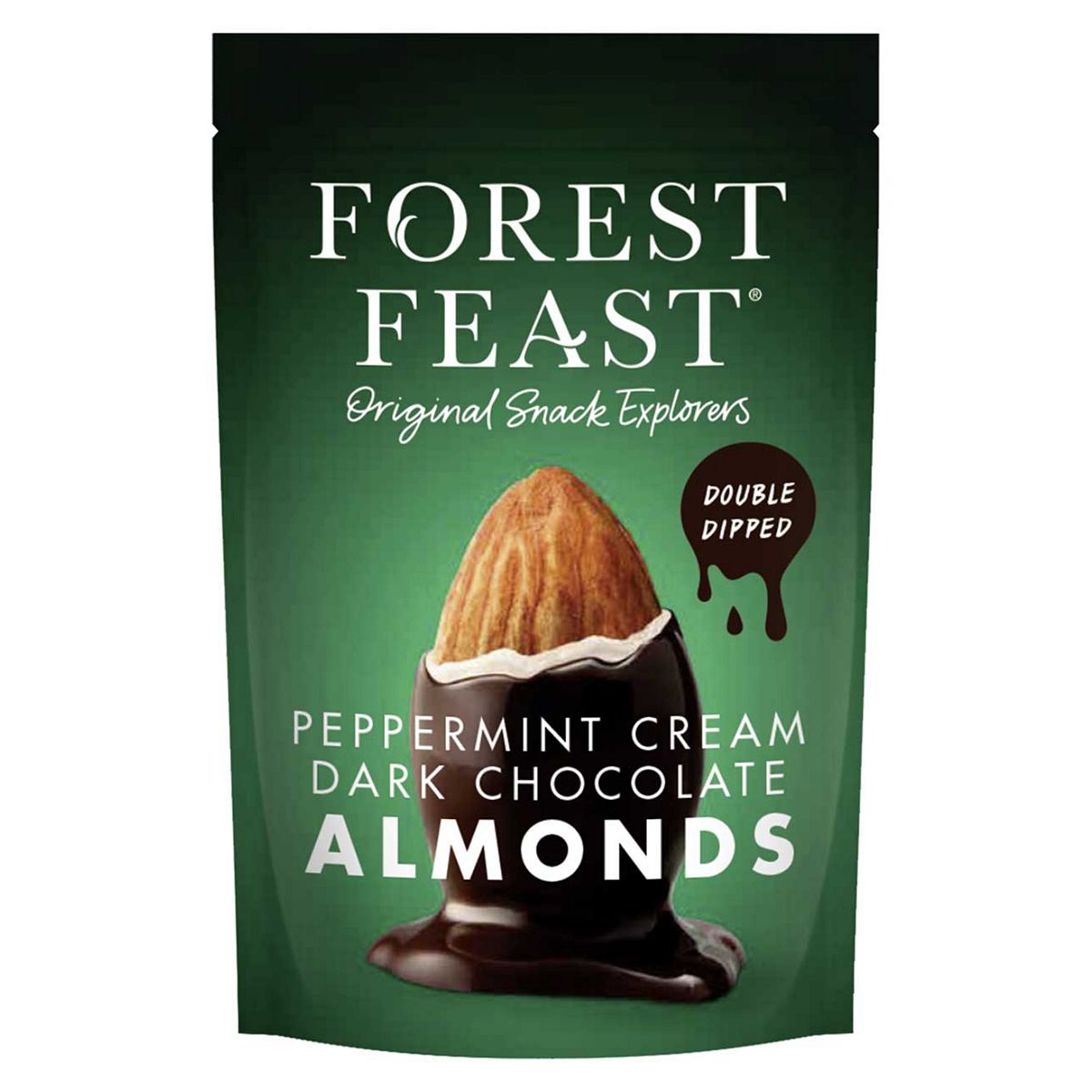 Forest Feast Peppermint Cream Dark Chocolate Almonds 120G
