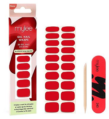 Mylee Gel Nail Wraps French Cancan x20 Wraps