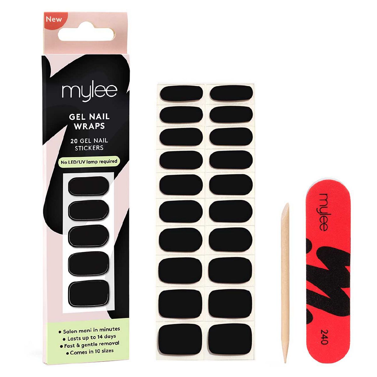Mylee Gel Nail Wraps Witching Hour 20Pcs
