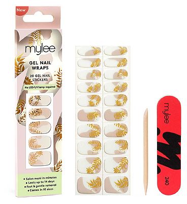 Mylee Gel Nail Wraps Nature Time x20 Wraps