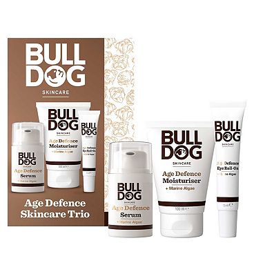Bulldog Skincare   Men's Gift Set   Age Defence Skincare Trio