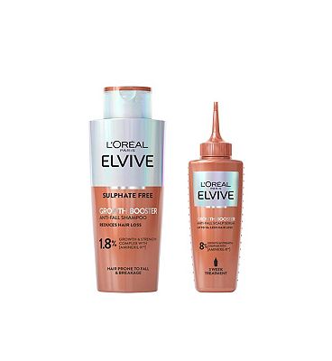 L'Oreal Paris Elvive Growth Booster Shampoo & Serum Bundle