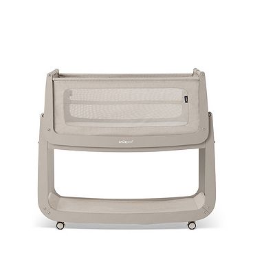 Snuzpod 5 Bedside Crib - Pebble