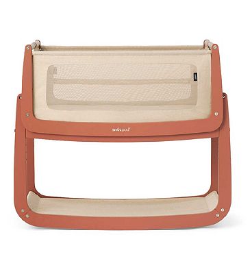 Snuz Snuzpod 5 Bedside Crib - Terracotta