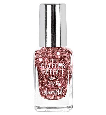 Barry M Glitter Effect Nail Paint Raving Rose Net 0.34 fl. oz