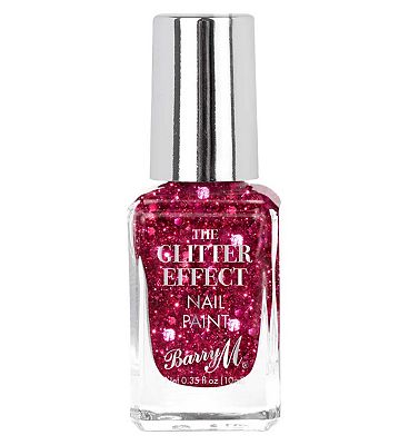 Barry M Glitter Effect Nail PaintFuchsia Fiesta Net 0.34 fl. oz
