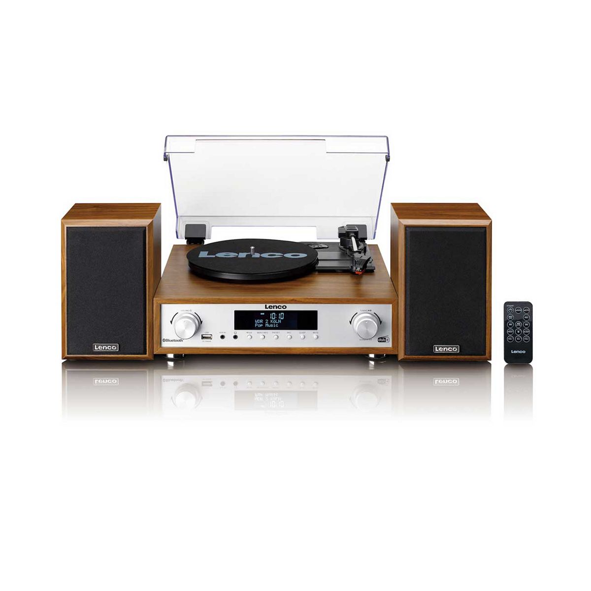 Lenco Mc-160Wd Stereo System With Turntable