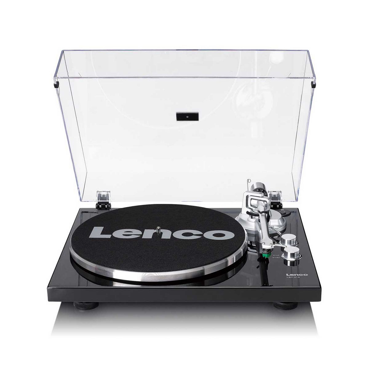 Lenco Lbt-215Bk Turntable With Bluetooth Transmission And At-Vm95e