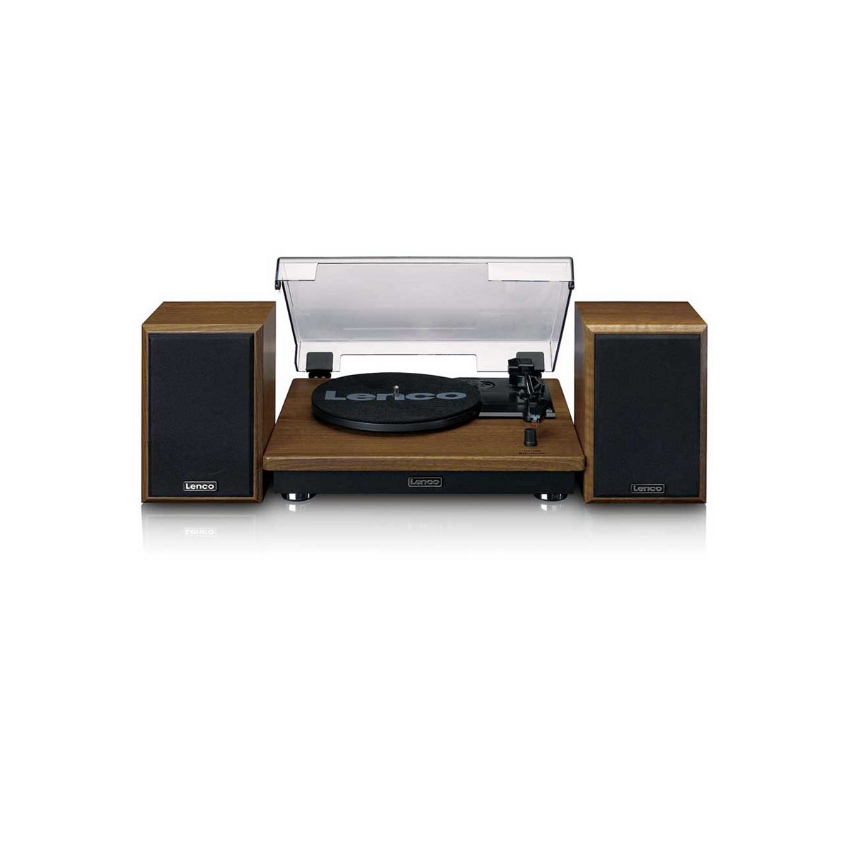 Lenco Ls-100 Turntable And Hi Fi Speakers