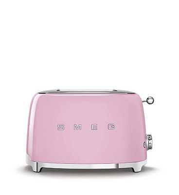 Smeg 2 Slice Toaster Pink