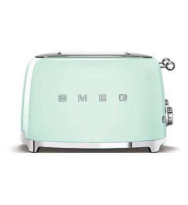 Smeg 50s 4 by 4 Slice Toaster Pastel Green
