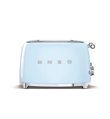 Smeg 50s 4 by 4 Slice Toaster Pastel Blue
