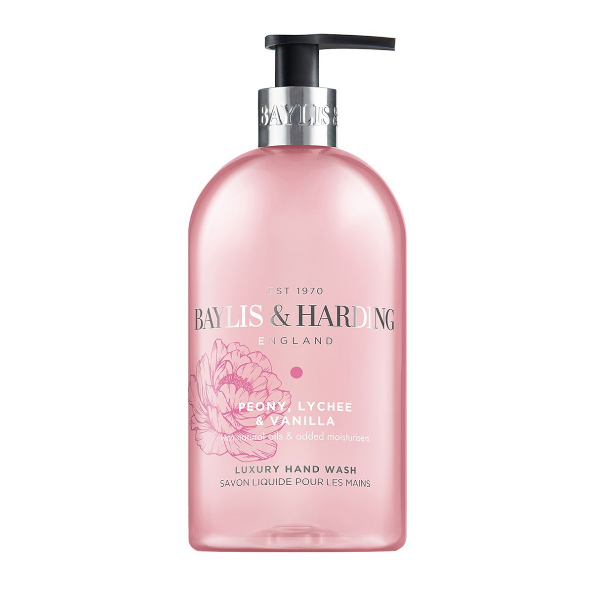 Baylis & Harding Signature Handwash Peony Lychee And Vanilla 500ml