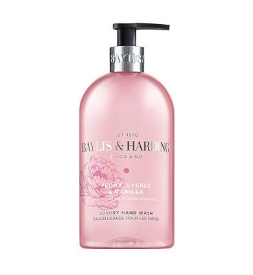 Baylis & Harding Signature Handwash Peony Lychee and Vanilla 500ml