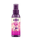 Aussie Work That Curl Oil Lightweight Oil 100ml. Multi-Tasking Hair Serum for Curly Hair