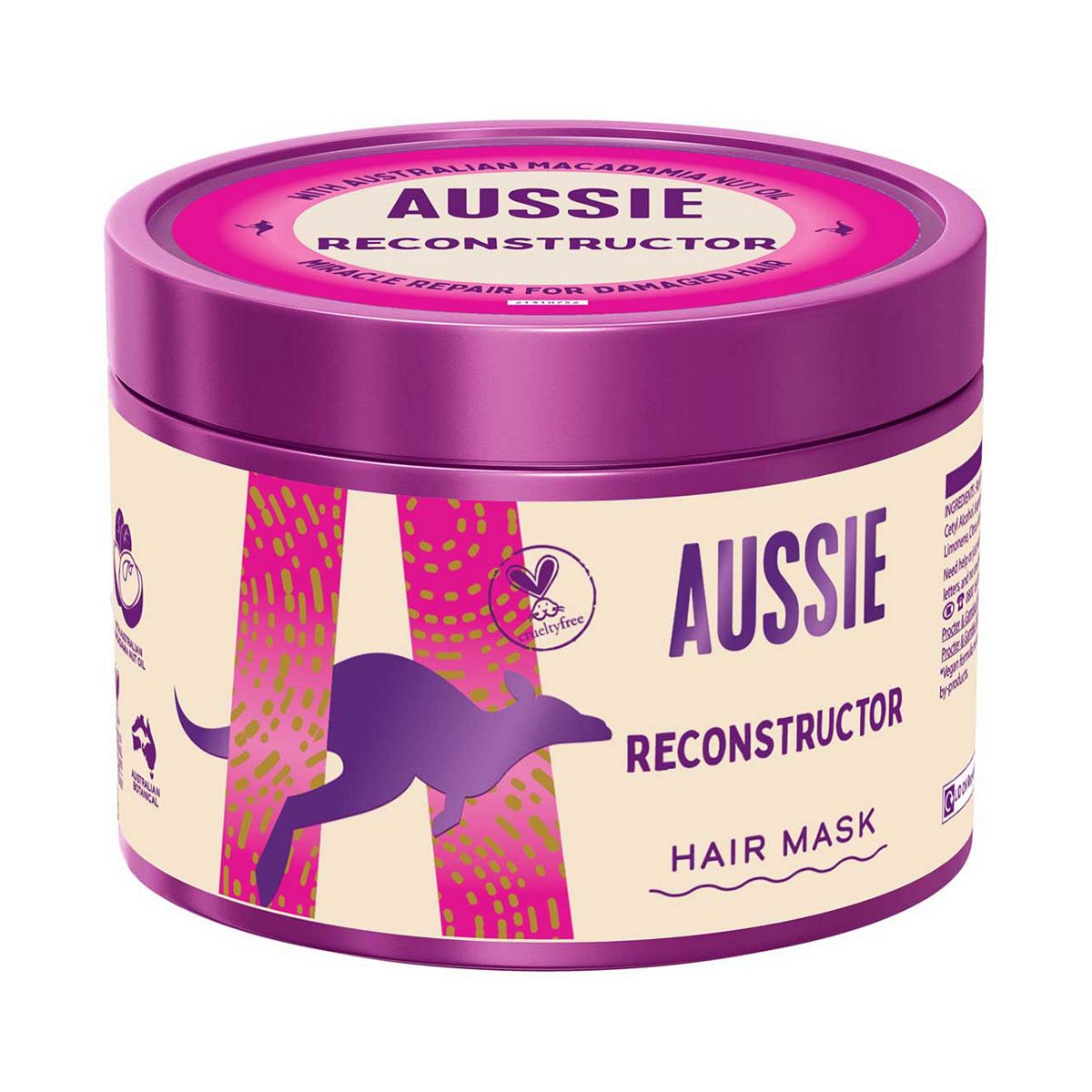 Aussie Reconstructor Hair Mask 500Ml To Revive And Moisturise Dry Damaged
