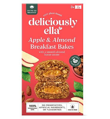 Deliciously Ella Apple & Almond Breakfast Bakes 50g 3s