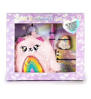 Tri-Coastal Rainbow Dreams Mini Backpack Stationery Set