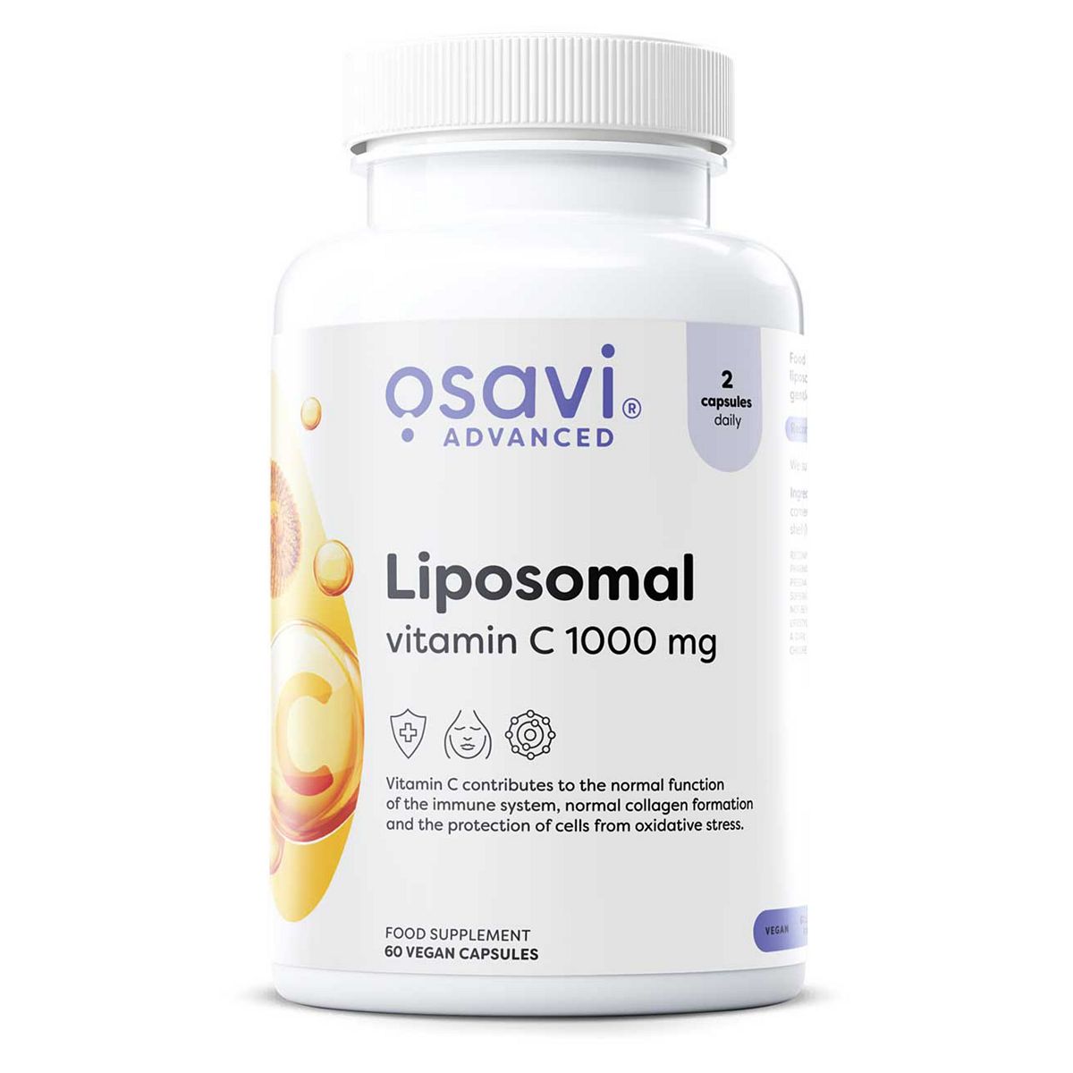 Osavi Liposomal Vitamin C 1000Mg Vegan Capsules - 60 Servings