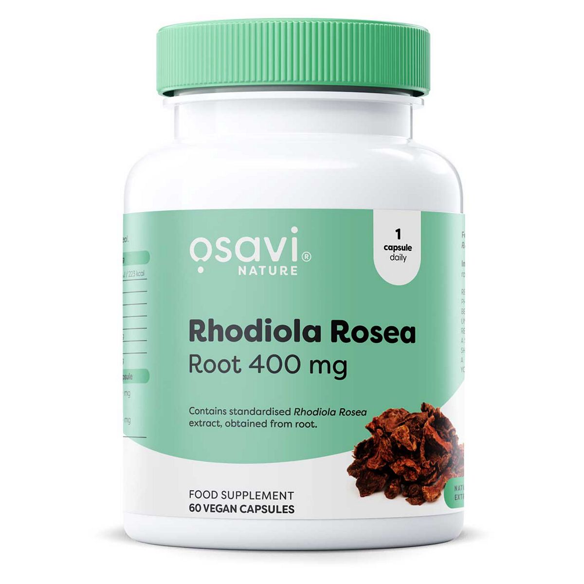 Osavi Rhodiola Rosea Root 400Mg Vegan Capsules - 60 Servings