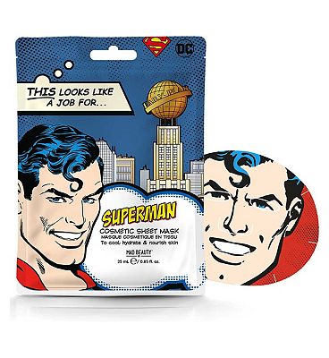 Mad Beauty Warner Brothers Superman Cosmetic Sheet Mask 25ml