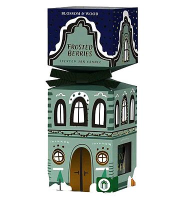 Blossom & Wood Small Cracker Candle - Frosted Berries 85g