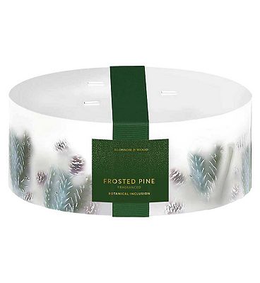 Blossom & Wood Inclusion Candle  - Frosted Pine 1200g