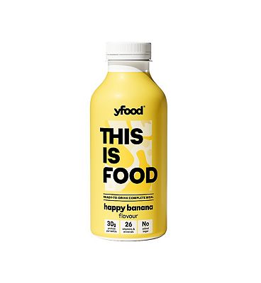Yfood Ready To Drink Complete Meal Happy Banana 500Ml