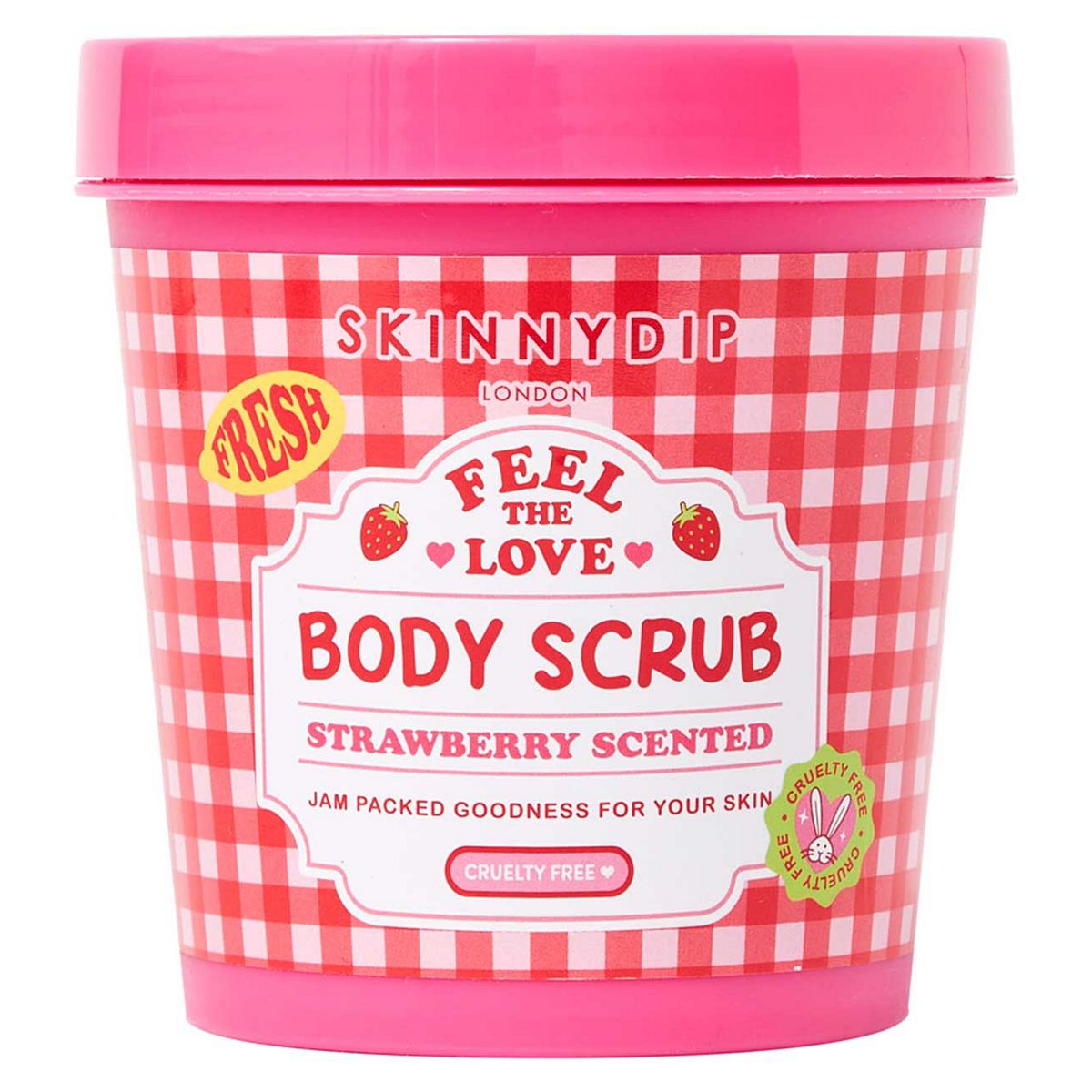 Skinnydip London Supermarket Strawberry Body Scrub 270g