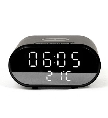 Satzuma Wireless Charging Clock 15W