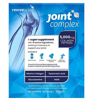 Revive Active Joint Complex with Marine Collagen, MSM & Glucosamine - 1 month supply, 30 Sachets