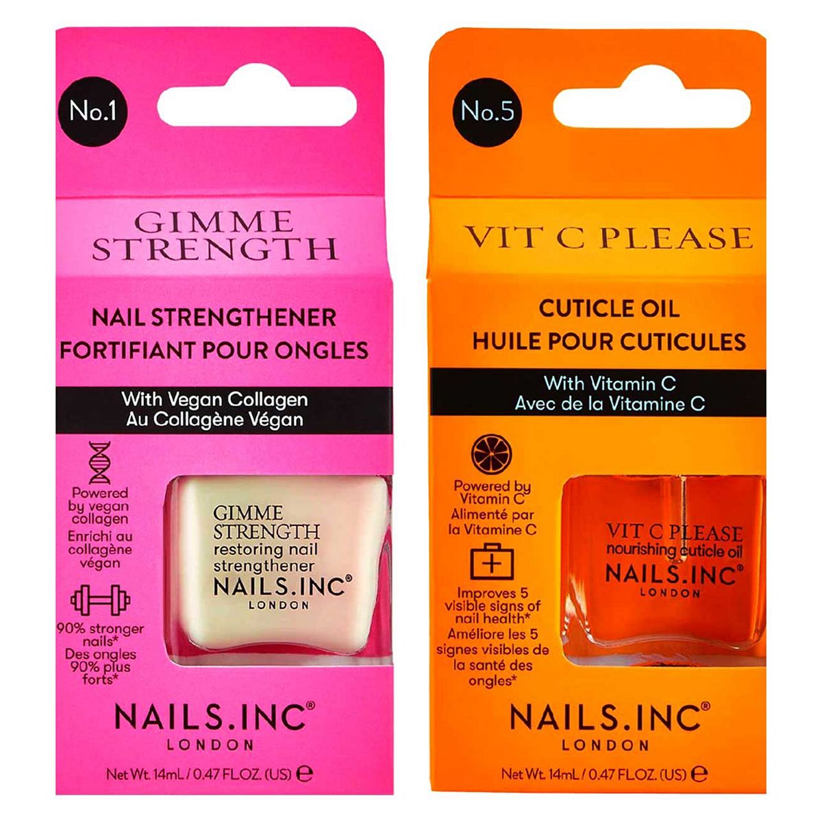 Nails Inc Cuticle Oil & Strengthen Bundle