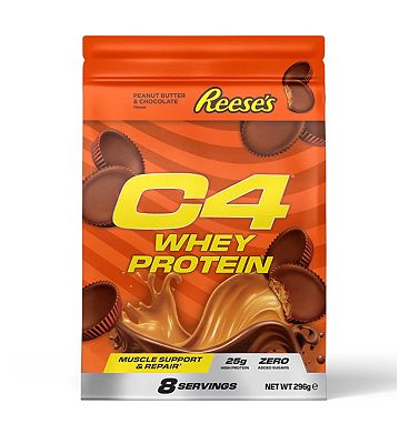 C4 Whey Protein Reese's Peanut Butter Cup 8 Serve 296g