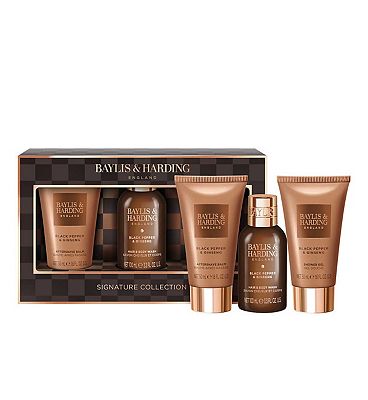 Baylis & Harding Black Pepper & Ginseng Men's Luxury Mini Trio Gift Set