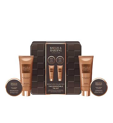 Baylis & Harding Black Pepper & Ginseng Men's The Essentials Tin Kit Gift Set