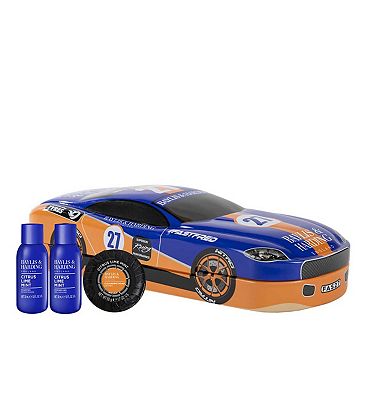 Baylis & Harding Citrus Lime And Mint Mens Race Car Tin Gift Set