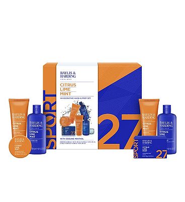 Baylis & Harding Citrus Lime and Mint Mens Invigorating Shower & Prep Gift Set