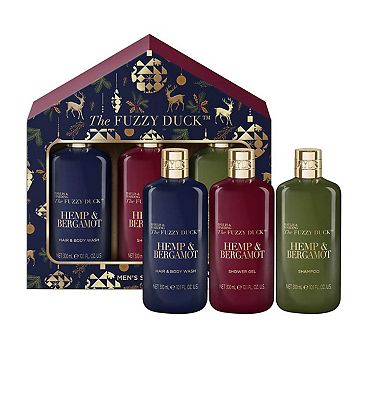 Baylis & Harding The Fuzzy Duck Hemp and Bergamot Mens Shower Kit Gift Set