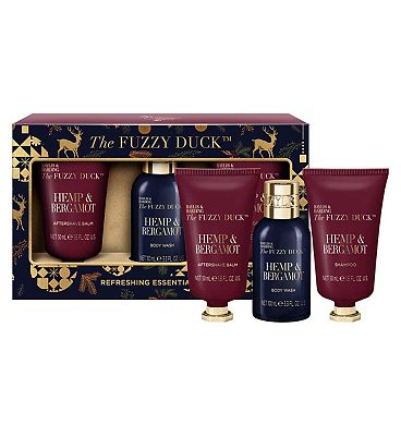 Baylis & Harding The Fuzzy Duck Hemp and Bergamot Mens Refreshing Essentials Trio Gift Set