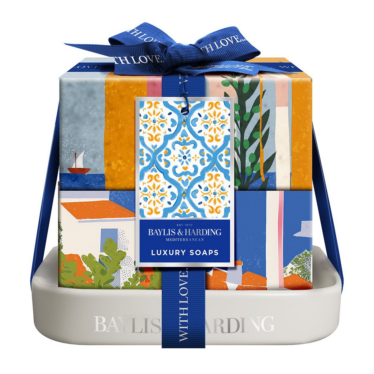 Baylis & Harding Mediterranean Luxury Ceramic Soaps Gift Set