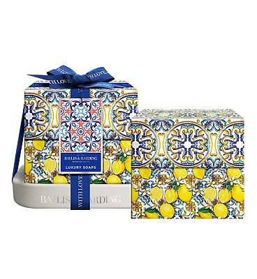 Baylis & Harding Mediterranean Luxury Ceramic Luxury Soaps Gift Set