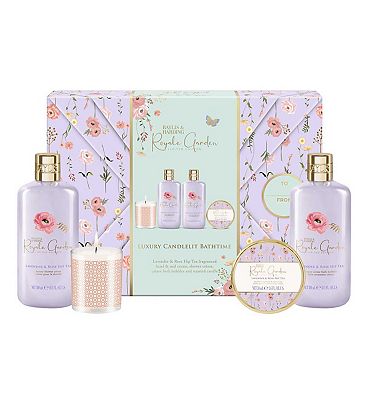 Baylis & Harding Royale Garden Gift Wrapped Candlelit Gift Set