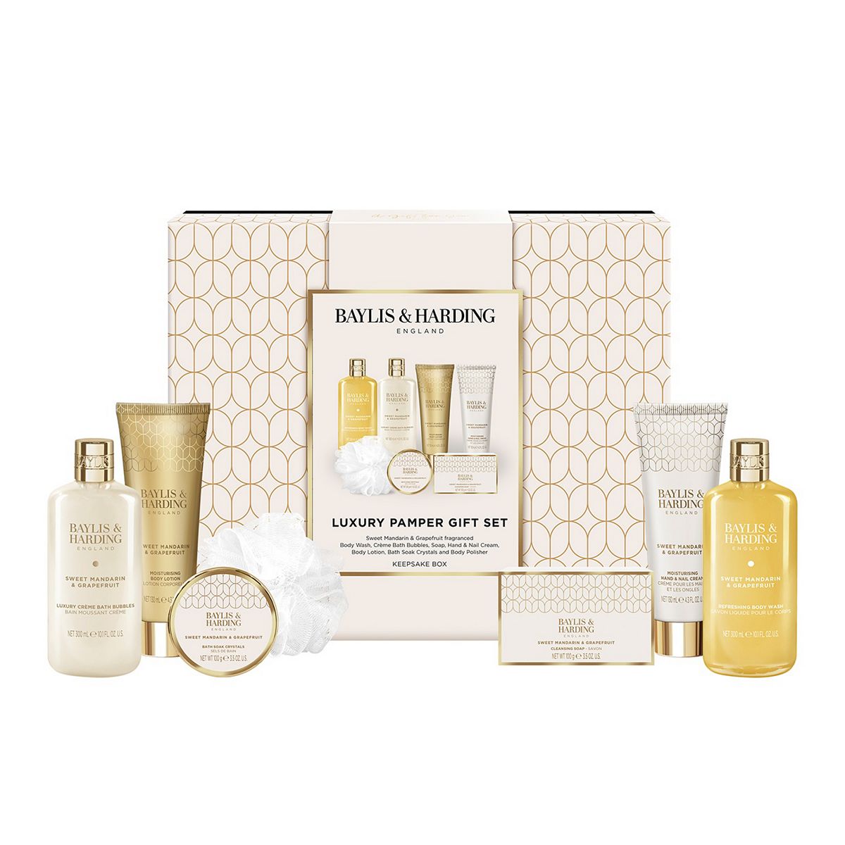 Baylis & Harding Sweet Mandarin & Grapefruit Luxury Pamper Gift Set
