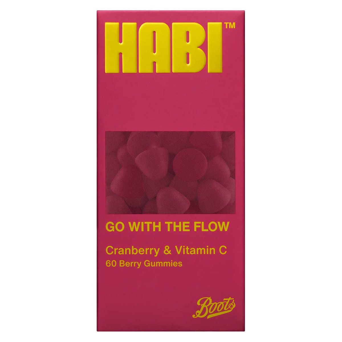Habi Go With The Flow Cranberry & Vitamin C Gummies 60S
