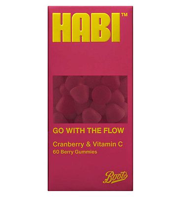 Click to view product details and reviews for Habi Go With The Flow Cranberry Vitamin C Gummies 60s.