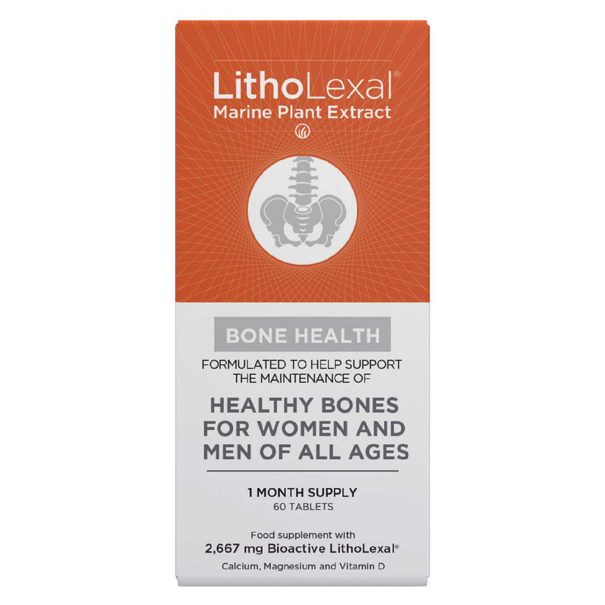 Litholexal ® Bone Health 60 Tablets (1 Month Supply)