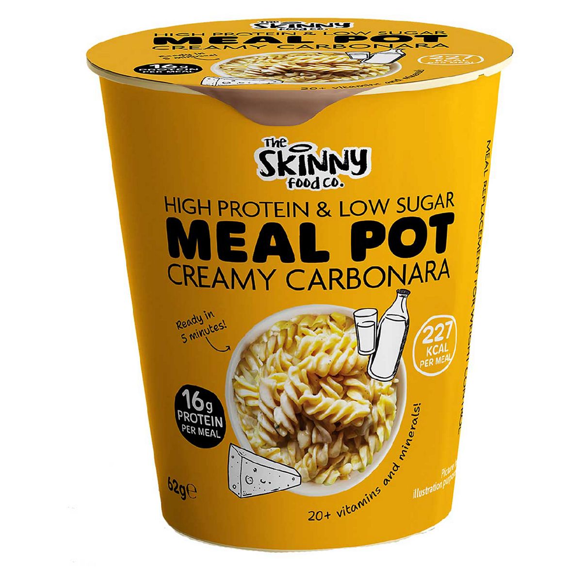 Skinny Food Co High Protein Carbonara Pot 61G