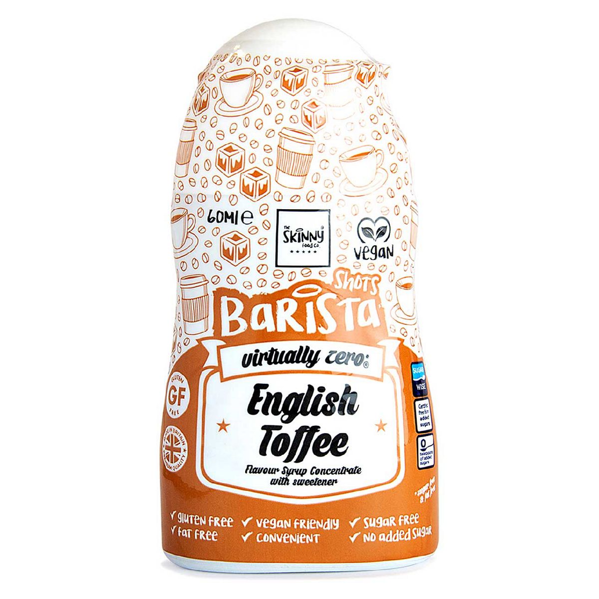 Skinny Food Co Coffee Syrup English Toffee 60Ml
