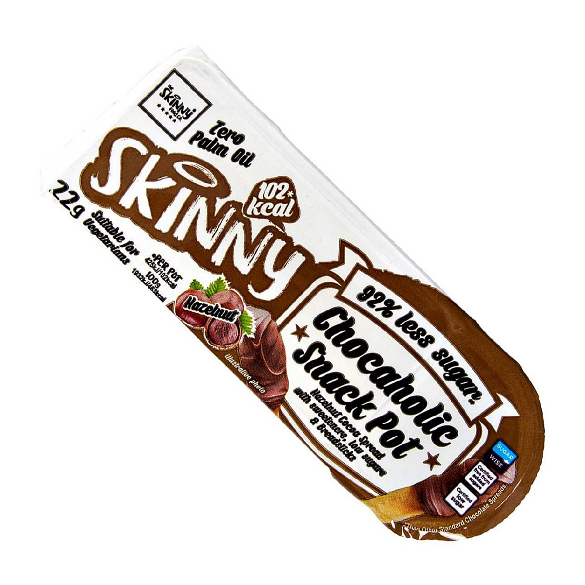 Skinny Food Co Chocoholic Chocolate Hazelnut Snack Pot 22G