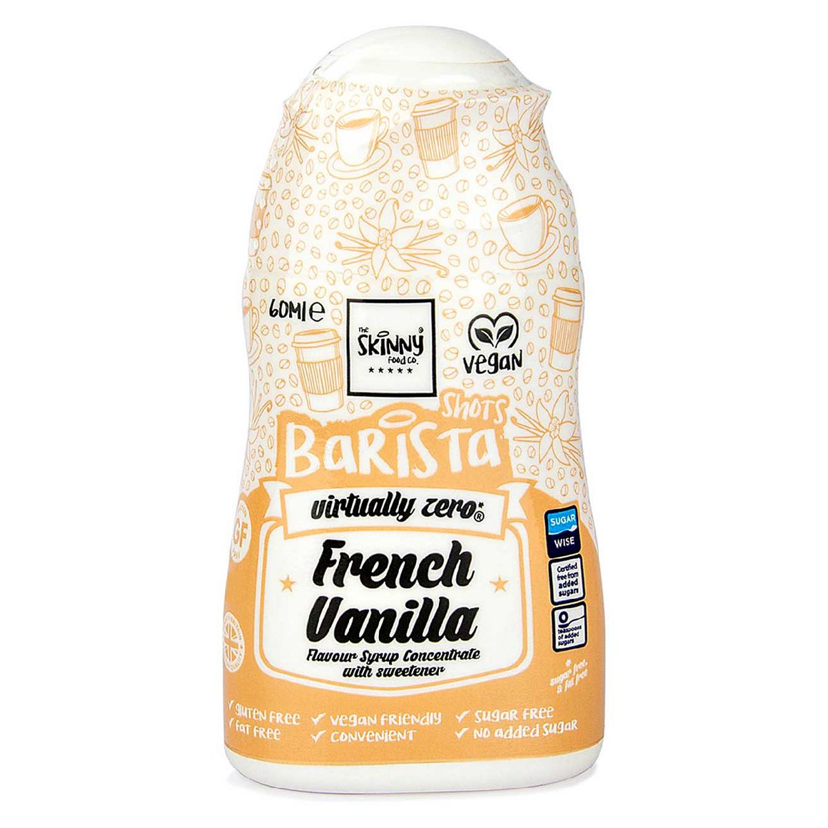 Skinny Food Co Coffee Syrup French Vanilla 60Ml
